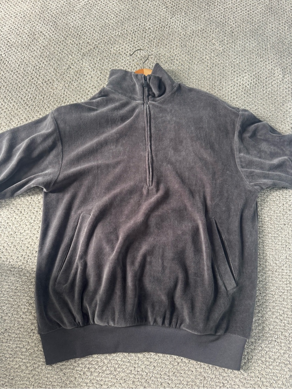 Men's Charcoal Fleece T shirt